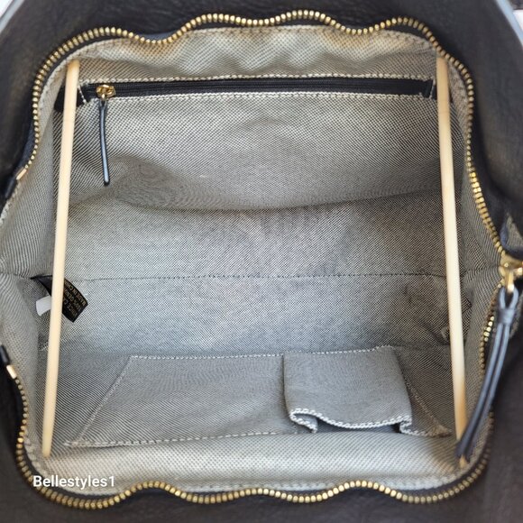 VINCE CAMUTO Aniko Satchel With Dual Handles- Black. PRE-OWNED. LIGHTLY USED.⭐ - Picture 13 of 16